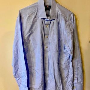 Vineyard vines mens button med down blue shirt